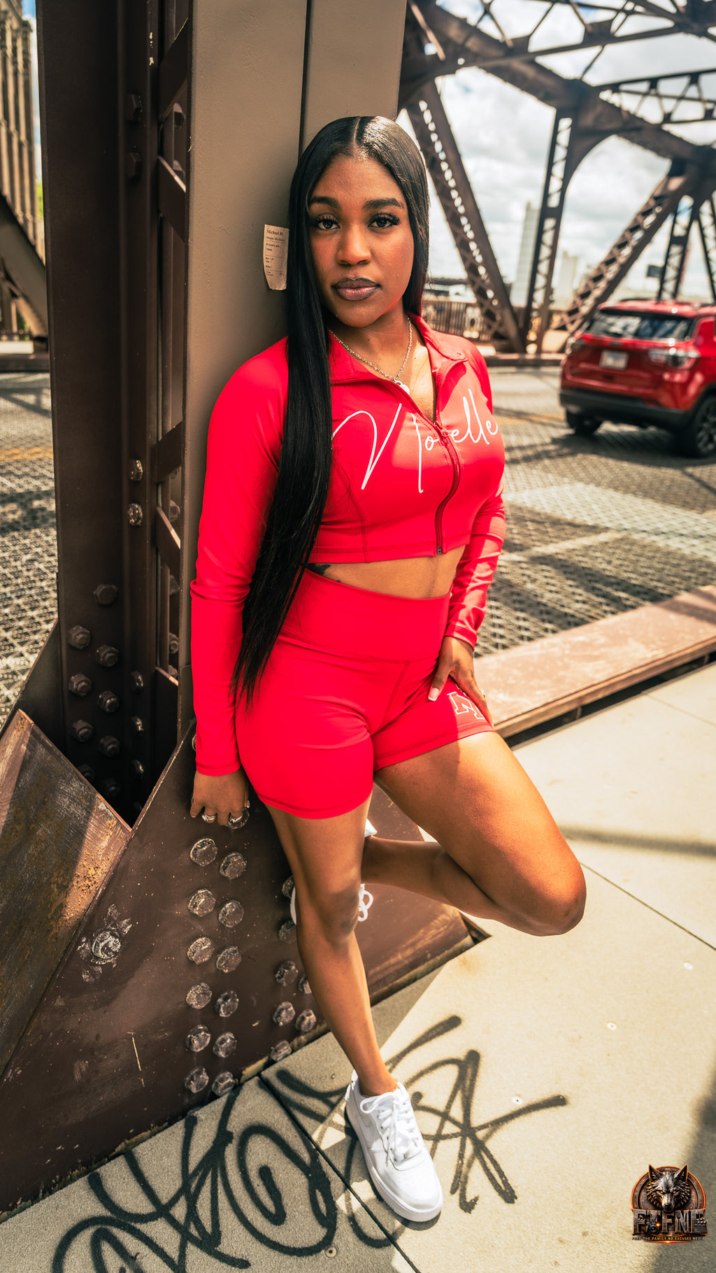 Women's Red Noelle Set