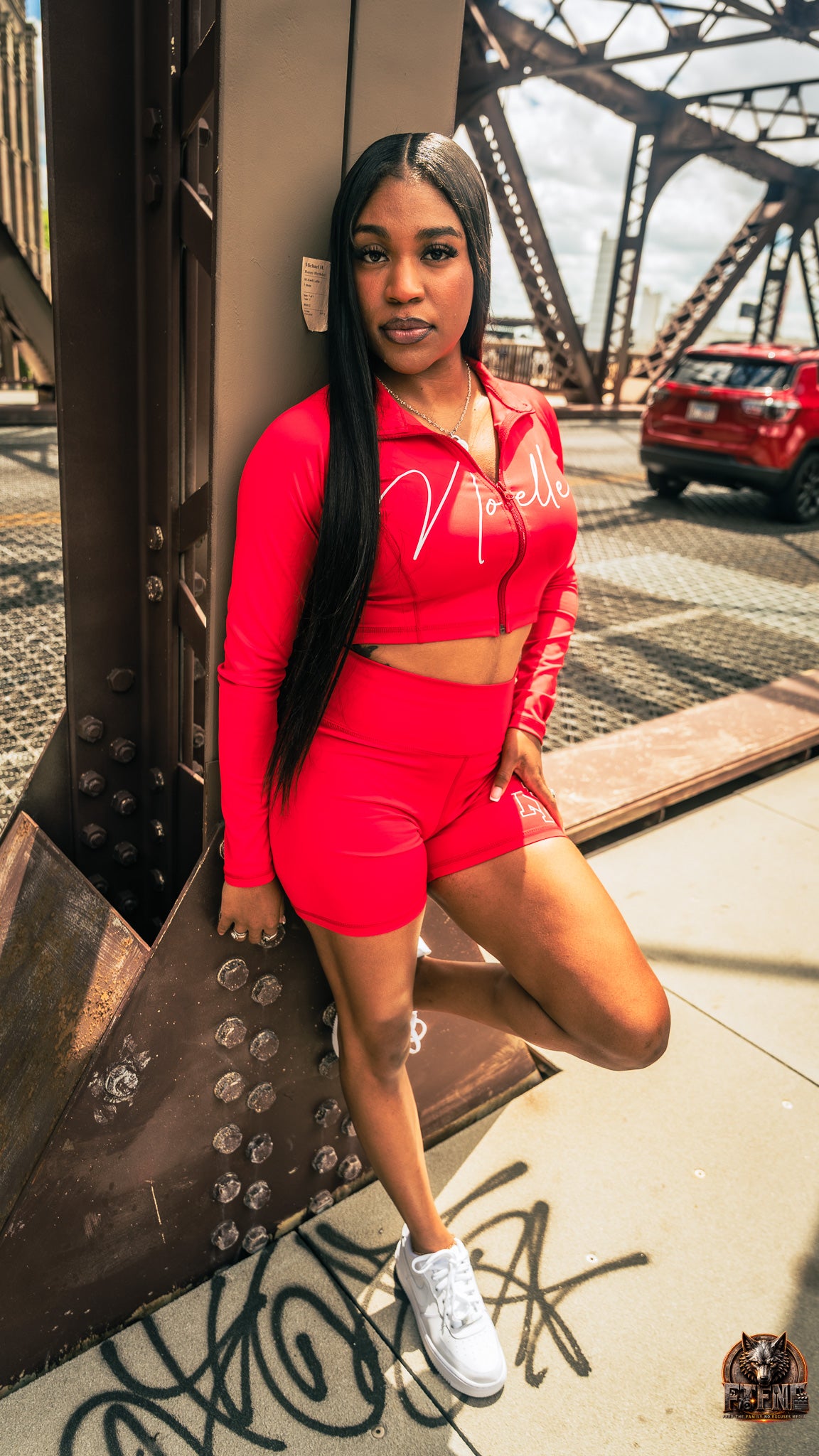 Women's Red Noelle Set
