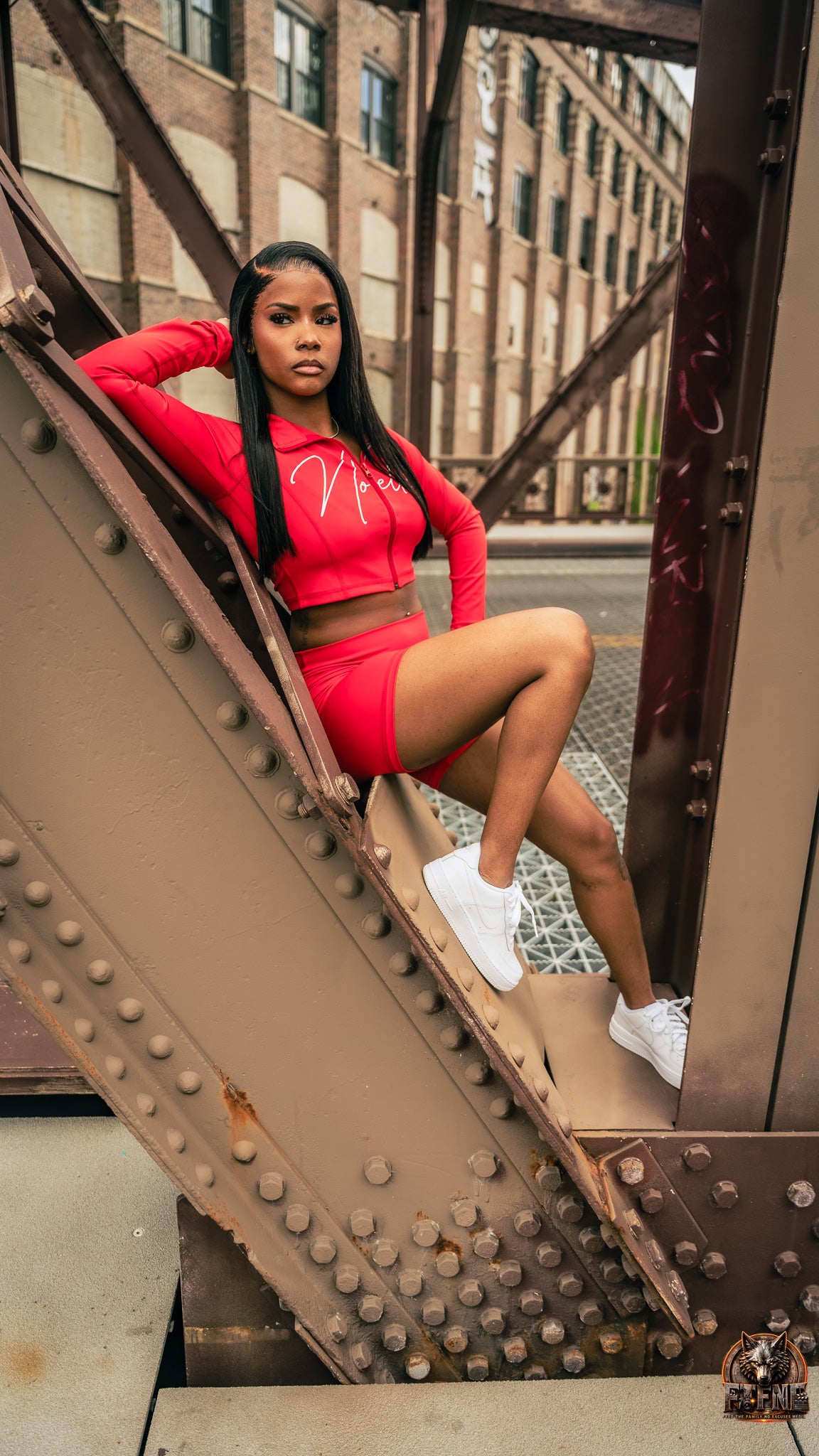 Women's Red Noelle Set