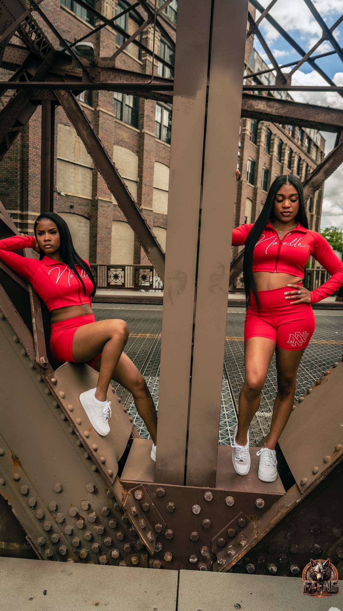Women's Red Noelle Set