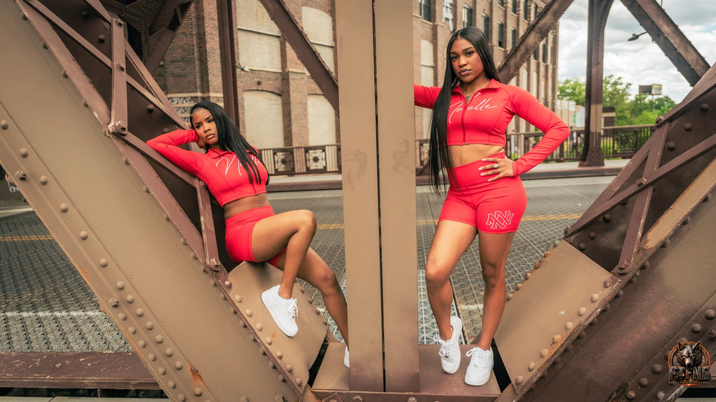Women's Red Noelle Set