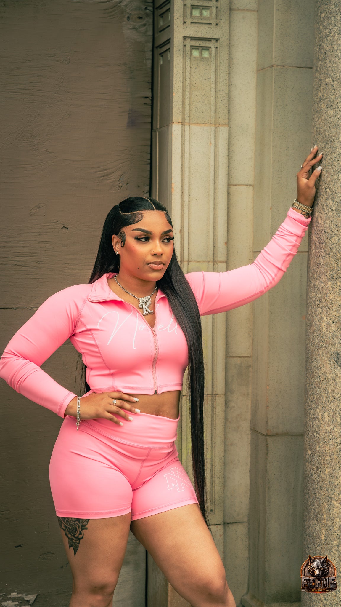 Women's Pink Noelle Set