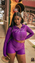 Women's Purple Noelle Set