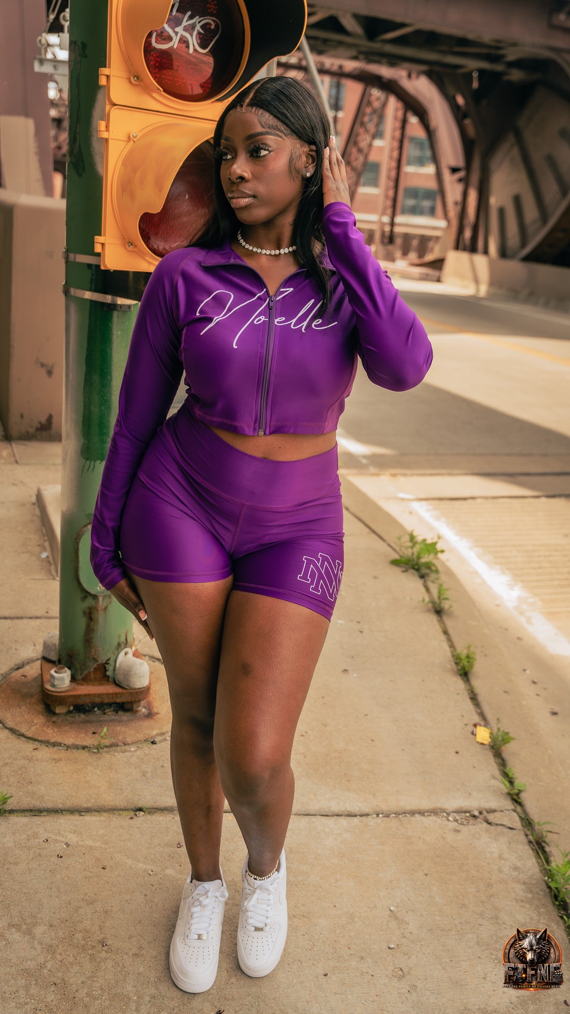 Women's Purple Noelle Set