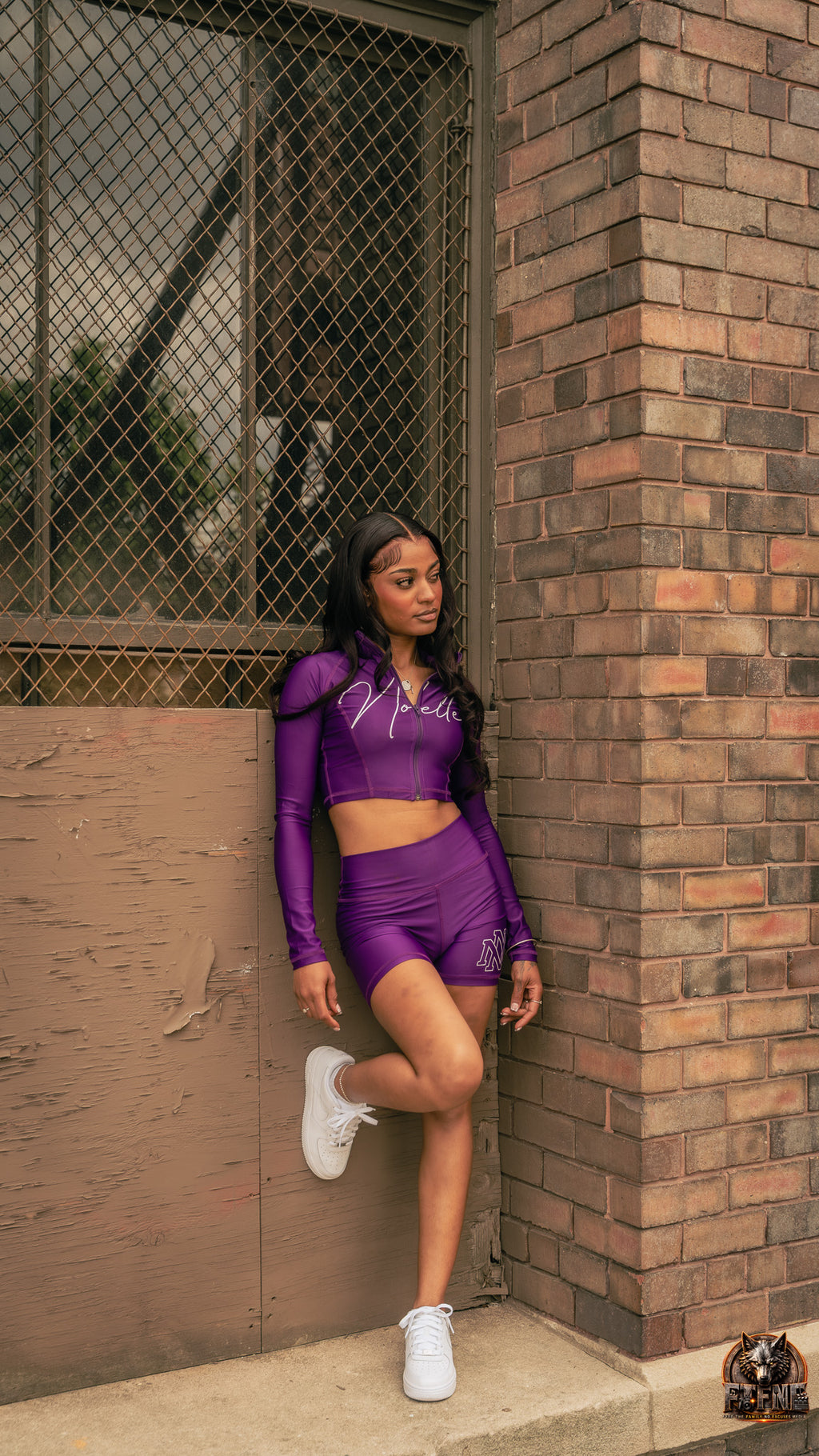 Women's Purple Noelle Set