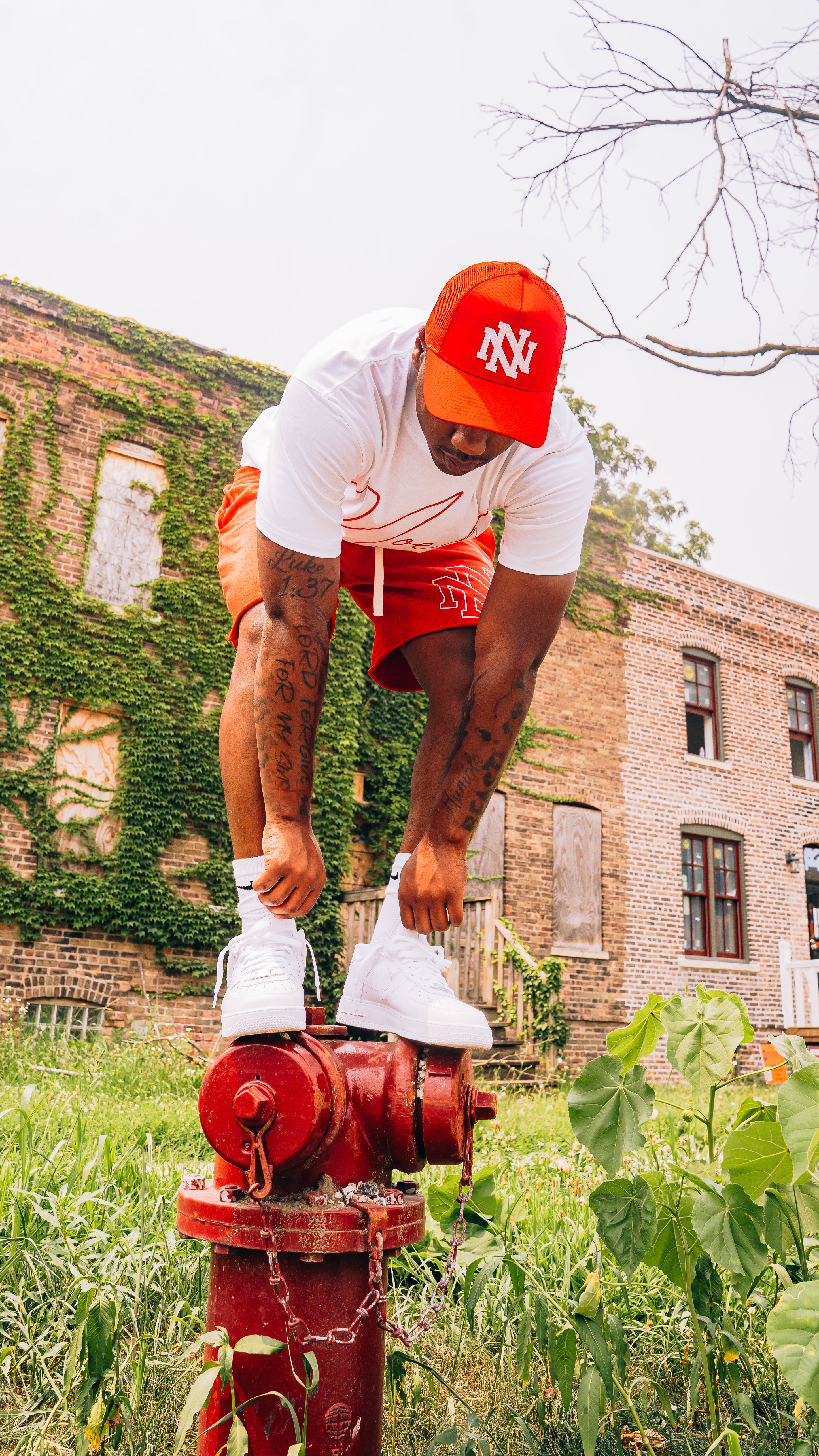 Men's Red Noelle Set